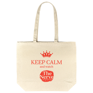 Keep_Calm_and_watch_The_Nerve_-_Gusseted_CottonTote_L_Flat_Mockup.png