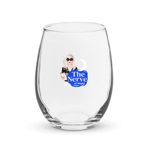 The Nerve at Night - Stemless wine glass